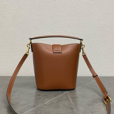 wholesale quality celine louise bucket bag 119173 brown